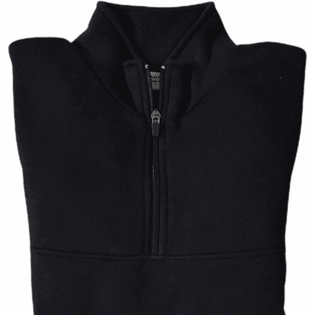 Black Half Zipper